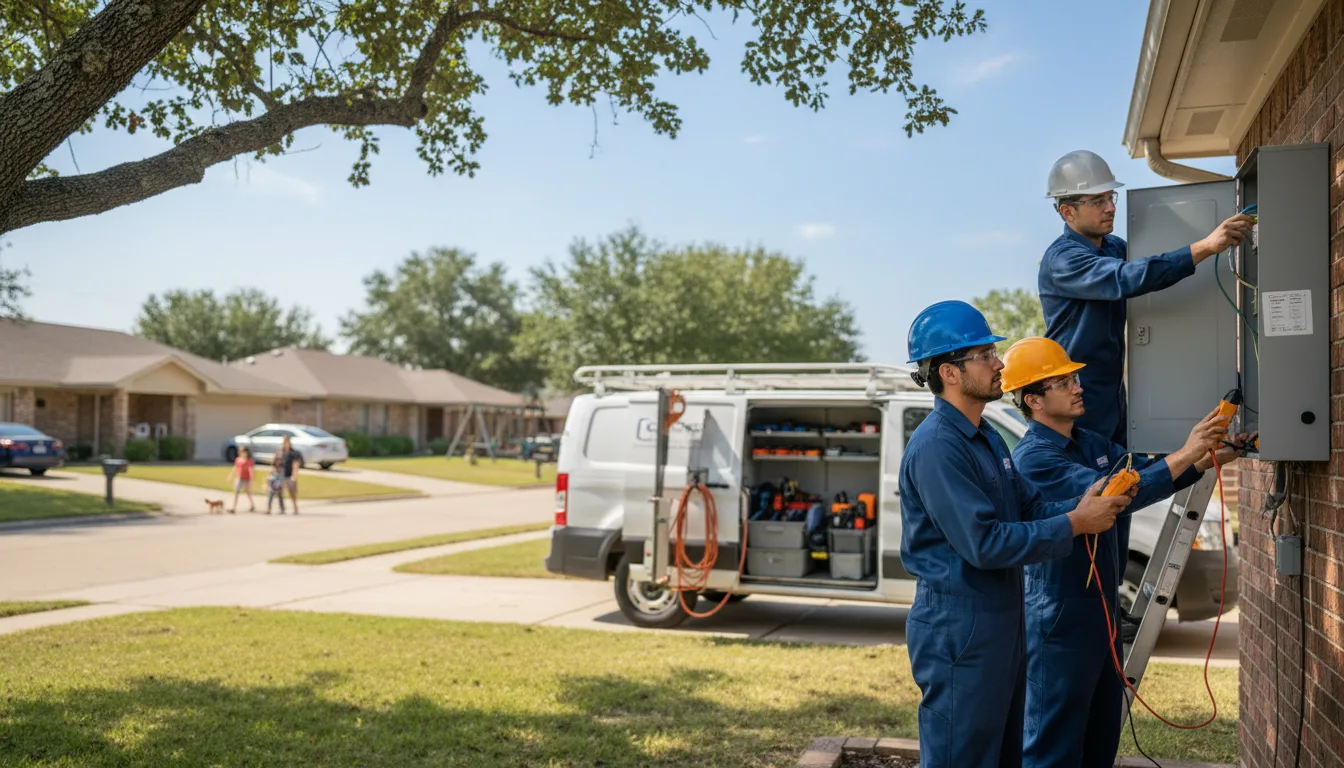 Certified electrician providing emergency electrical services in Blanchard, IA